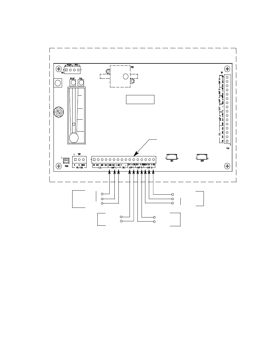 Main circuit board, Sample draw housing | RKI Instruments 35-3010RKA-01 User Manual | Page 16 / 29