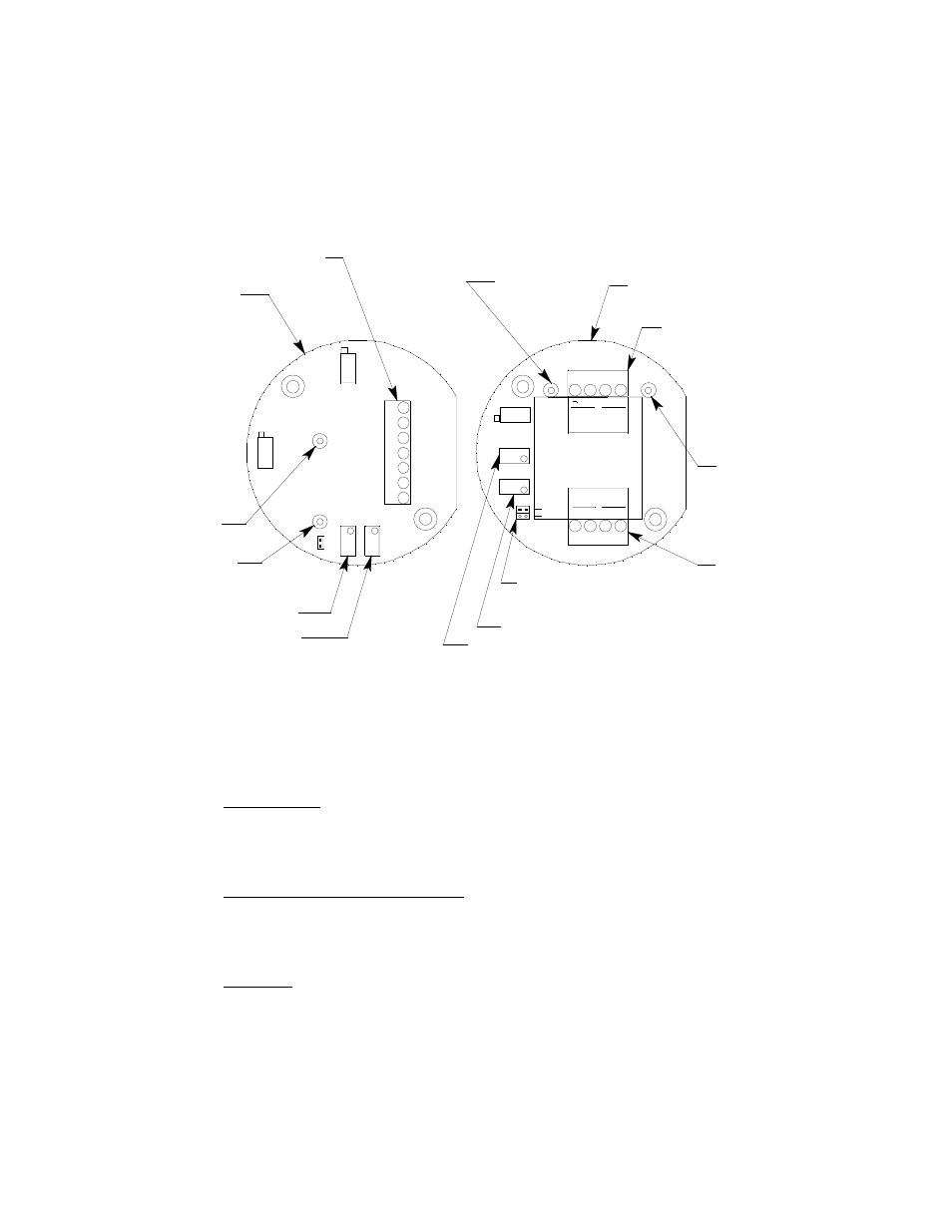 Span/zero pots, Transmitter interconnect terminal strip, Test points | RKI Instruments 35-3010RKA-02 User Manual | Page 10 / 29