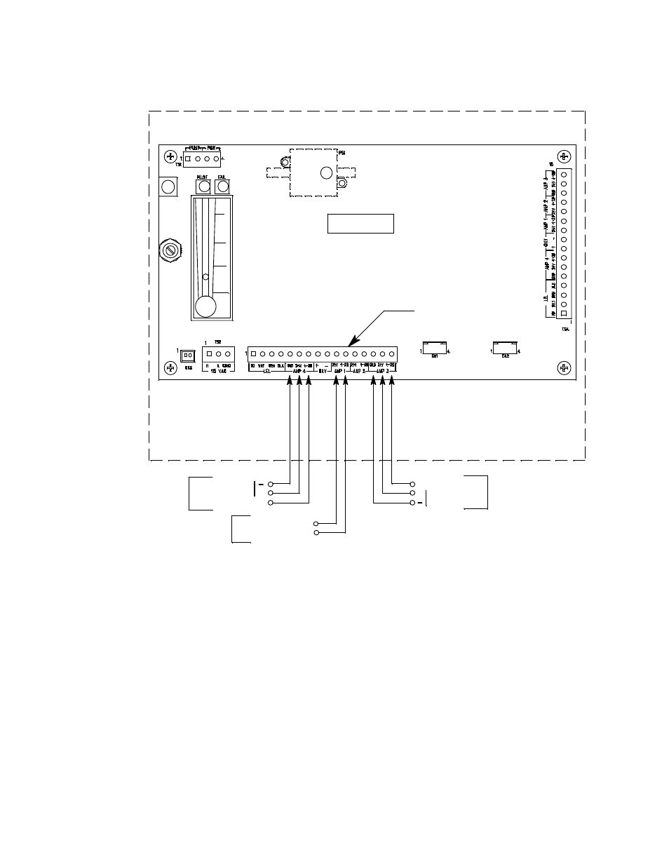 Main circuit board sample draw housing | RKI Instruments 35-3010RKA-03 User Manual | Page 16 / 29