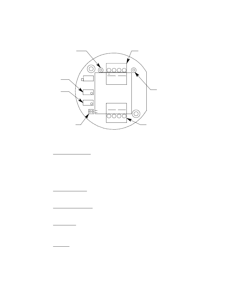 Sensor terminal strip, Test point tp+ zero pot | RKI Instruments 35-3010RKA-08 User Manual | Page 11 / 27