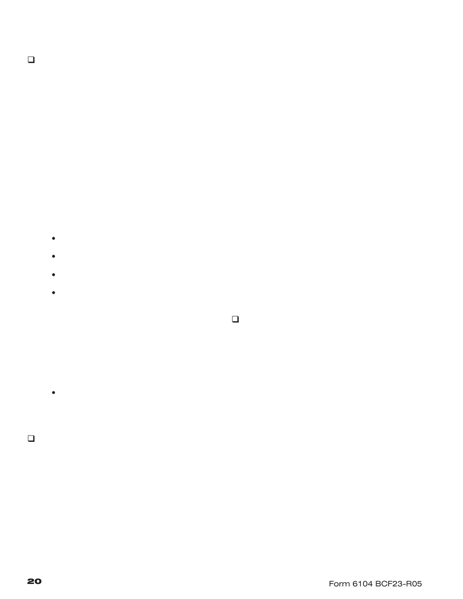 Beckett CF1400 User Manual | Page 20 / 24