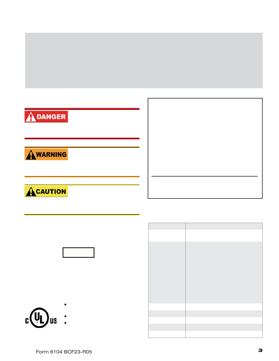General information, Before you begin, Hazard defi nitions | Specifi cations | Beckett CF1400 User Manual | Page 3 / 24
