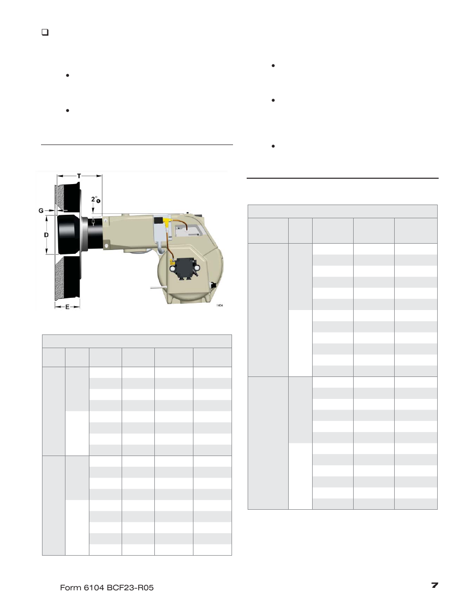 Figure 3 – air tube mounting dimensions | Beckett CF1400 User Manual | Page 7 / 24