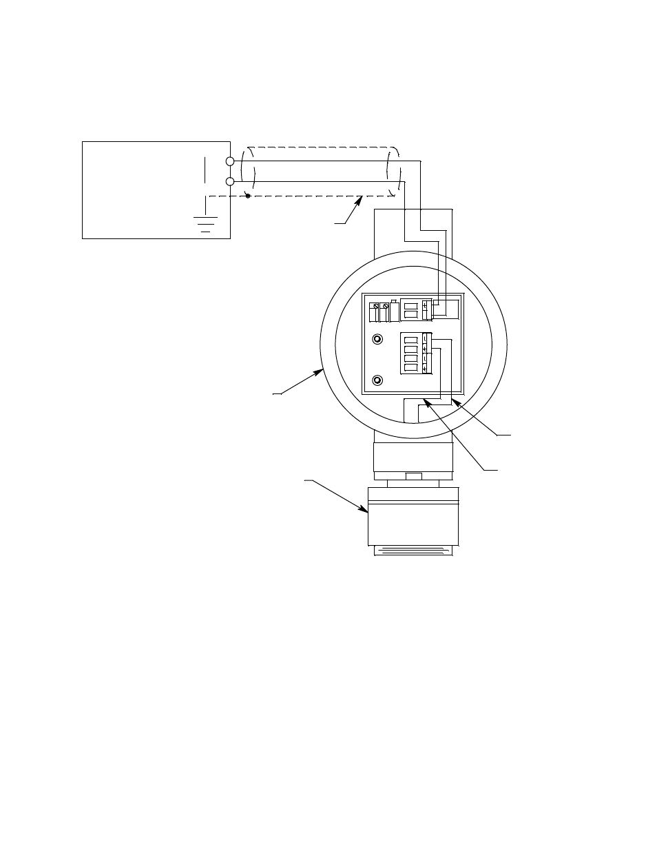 White green j-box oxygen detector, Cable shield controller housing | RKI Instruments 65-2321RK User Manual | Page 11 / 19