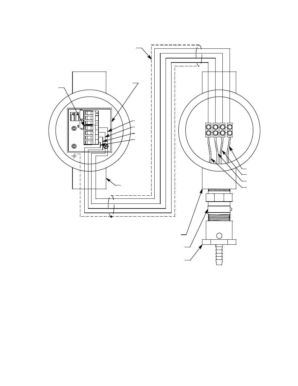Wiring the amplifier to a controller | RKI Instruments 65-2394RK-CH4-4 User Manual | Page 11 / 22