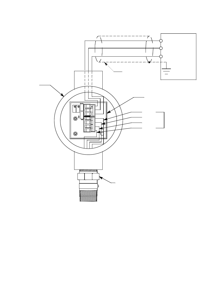 Red cable shield controller or recording device, J-box, Black | RKI Instruments 65-2395RK-CH4 User Manual | Page 10 / 19