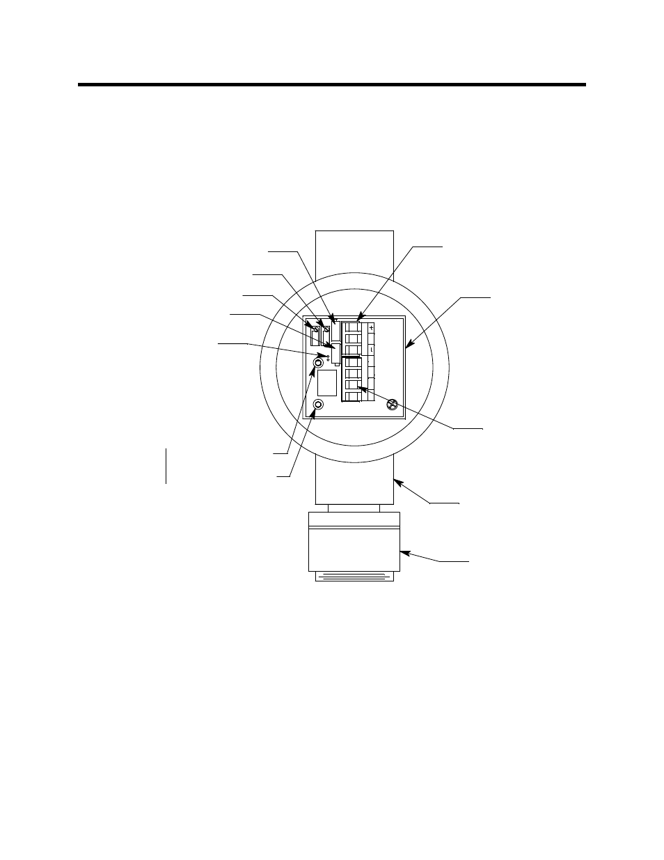Description, Amplifier controller terminal strip, J-box detector terminal strip | Figure 1: methane transmitter component location | RKI Instruments 65-2399RK-CH4 User Manual | Page 6 / 21