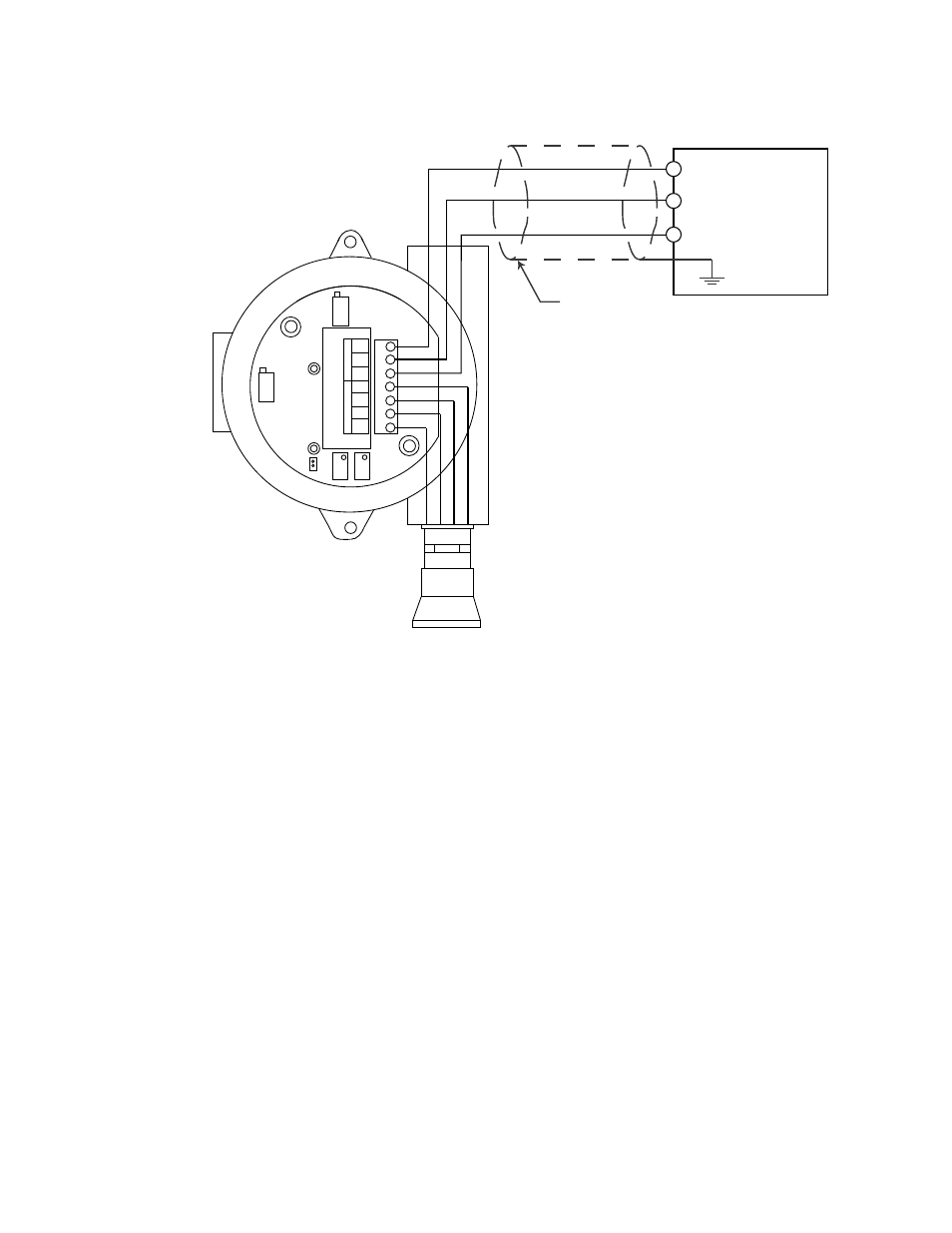 Controller transmitter terminals,typical | RKI Instruments 65-2400RK User Manual | Page 11 / 20
