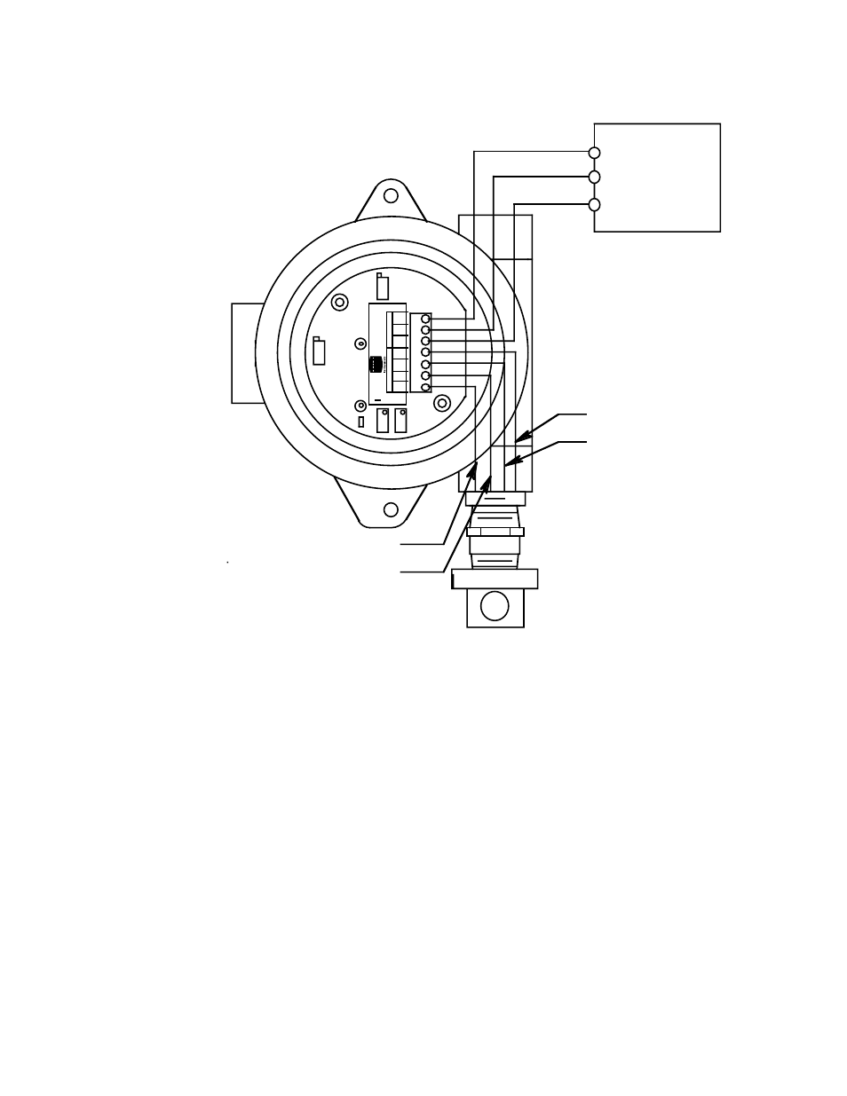 Controller or recording device, White red black green, Combustible gas transmitter • 7 | RKI Instruments 65-2400RK-05 User Manual | Page 7 / 14