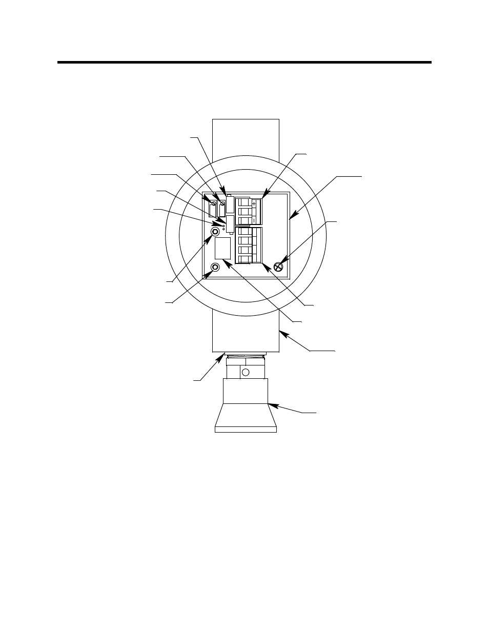Description, Combustible gas detector, Lel detector detector terminal strip j-box | RKI Instruments 65-2405RK User Manual | Page 6 / 19