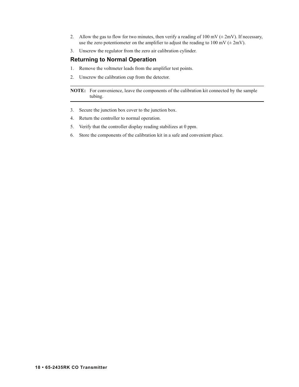 RKI Instruments 65-2435RK User Manual | Page 18 / 21