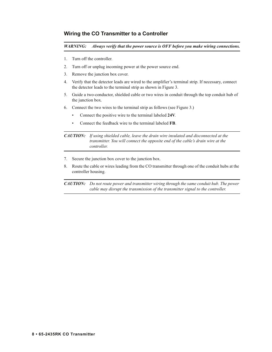 RKI Instruments 65-2435RK User Manual | Page 8 / 21