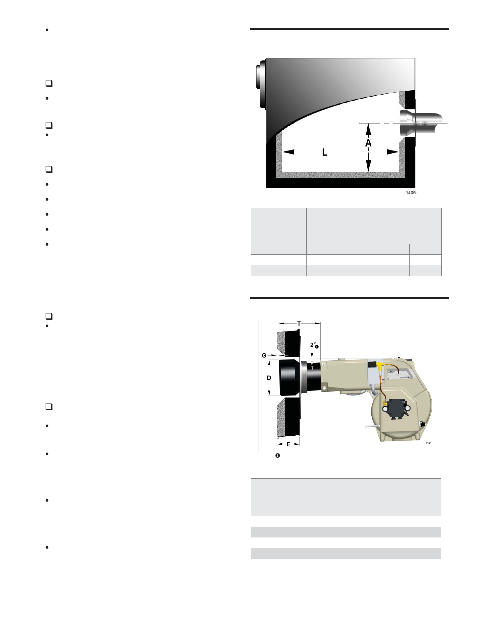 Vent system, Electrical supply, Verify burner components | Verify fi ring rate, Verify air tube | Beckett CF1000 User Manual | Page 7 / 20