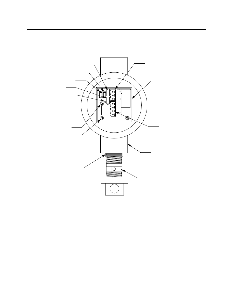 Description, Hydrogen detector, Controller terminal strip amplifier (transmitter) | Hydrogen lel detector j-box, Figure 1: hydrogen transmitter component location | RKI Instruments 65-2451RK-05 User Manual | Page 6 / 19