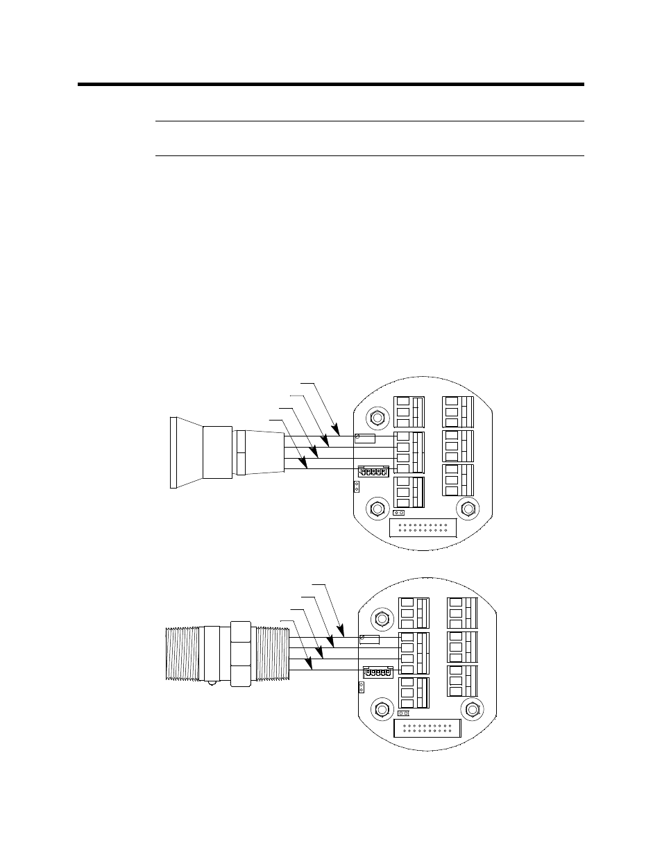 Wiring the m2a transmitter, Detector wiring, M2a transmitter operator’s manual 18 | Green black white red, Green black red white | RKI Instruments M2A User Manual | Page 23 / 75