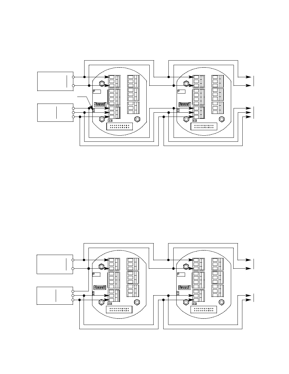 Recommended modbus wiring, Alternate modbus wiring for existing installations, M2a transmitter operator’s manual 52 | RKI Instruments M2A User Manual | Page 57 / 75