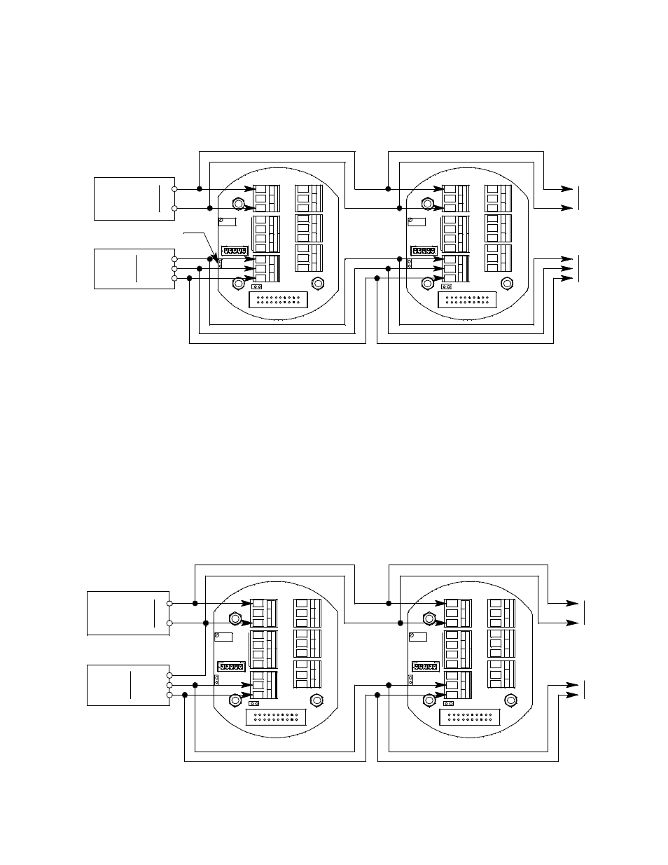 Recommended modbus wiring, Alternate modbus wiring for existing installations | RKI Instruments 65-2640RK-03 User Manual | Page 43 / 58