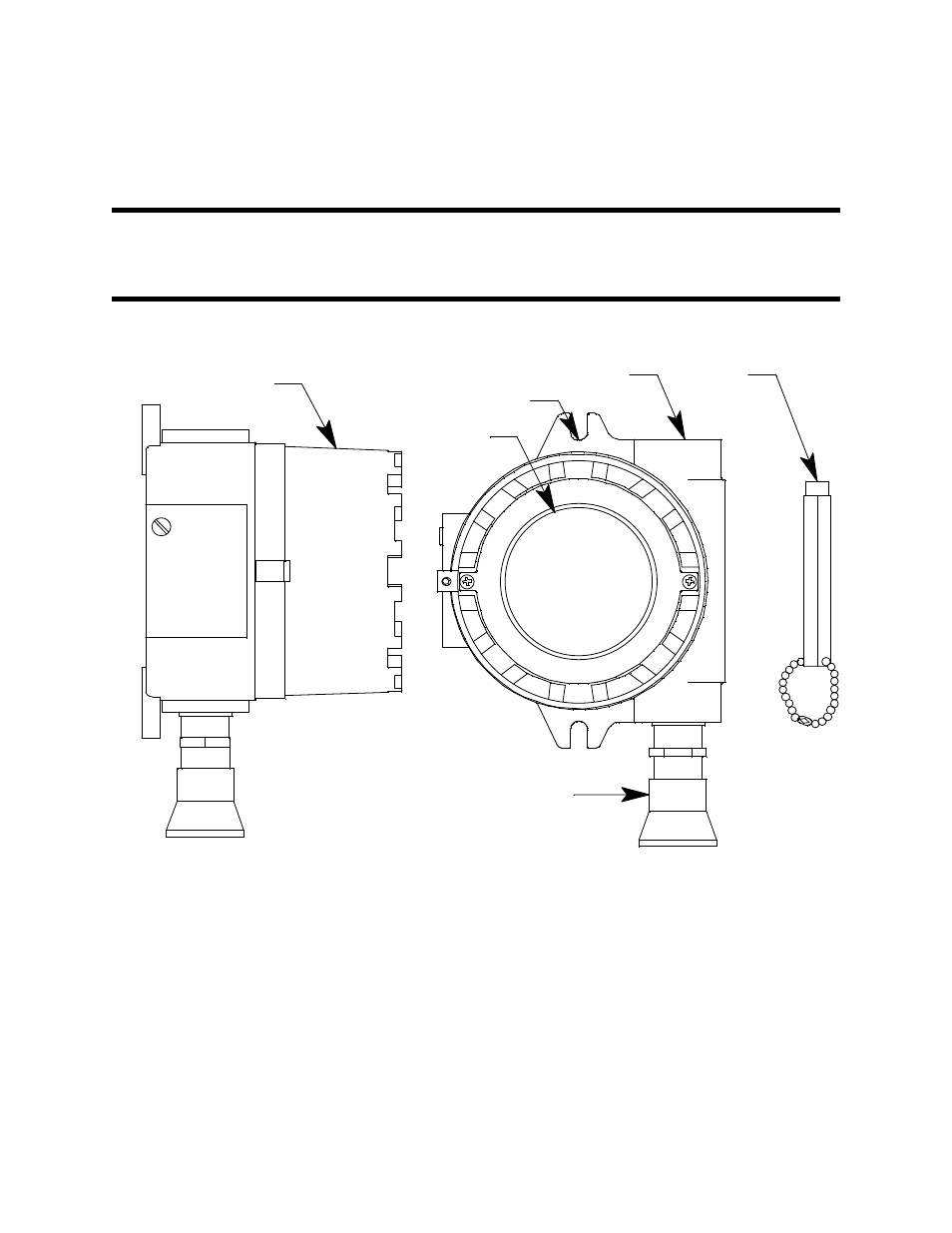 Chapter 2: description, Overview, External description | RKI Instruments M2 Series User Manual | Page 9 / 74