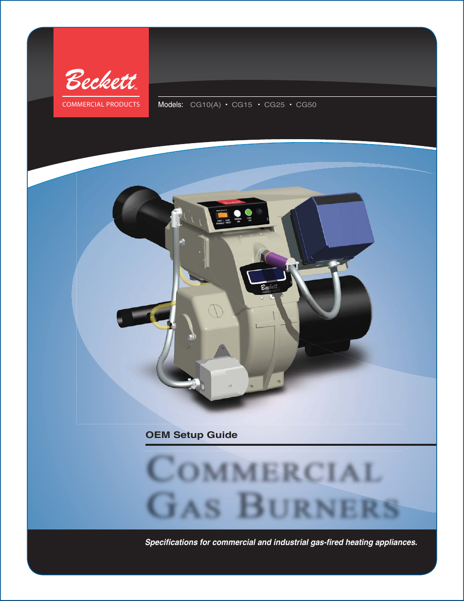 Beckett CG25 User Manual | 12 pages