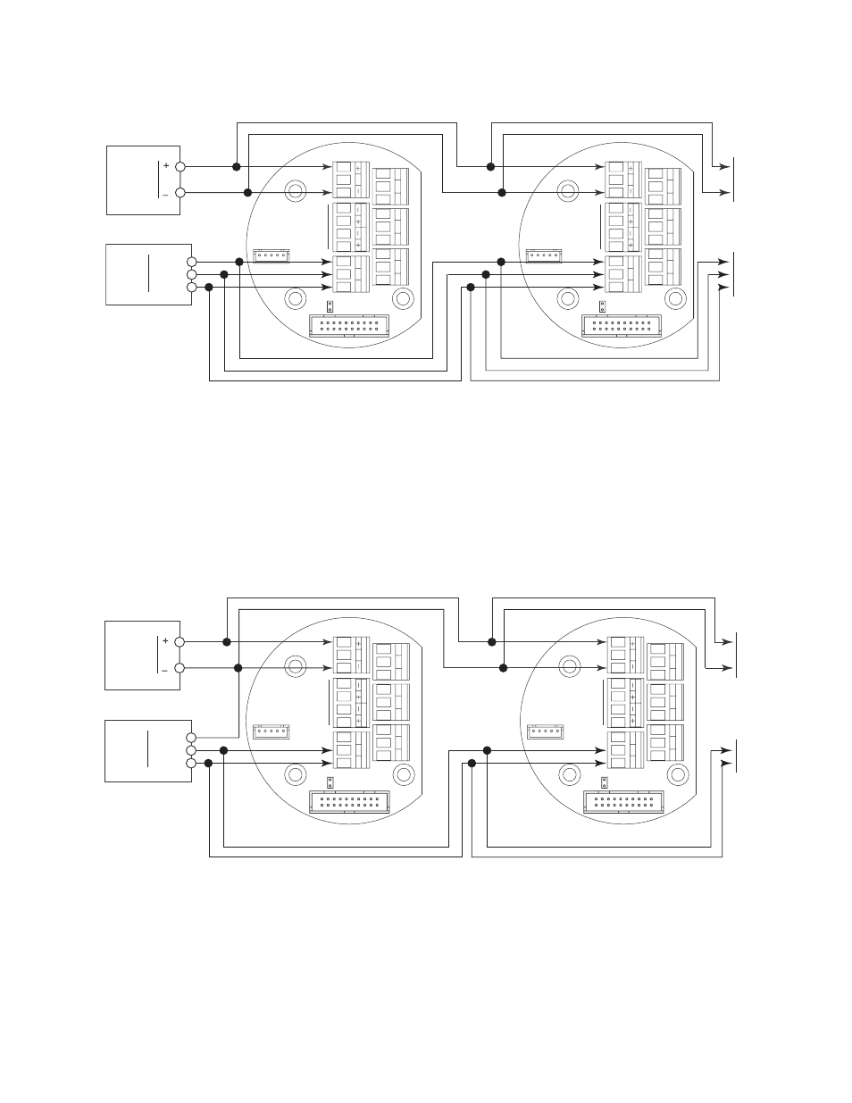 Alternate modbus wiring for existing installations, Figure 8: recommended modbus wiring, Power supply | Modbus controller | RKI Instruments 65-2610RK-04 User Manual | Page 42 / 57