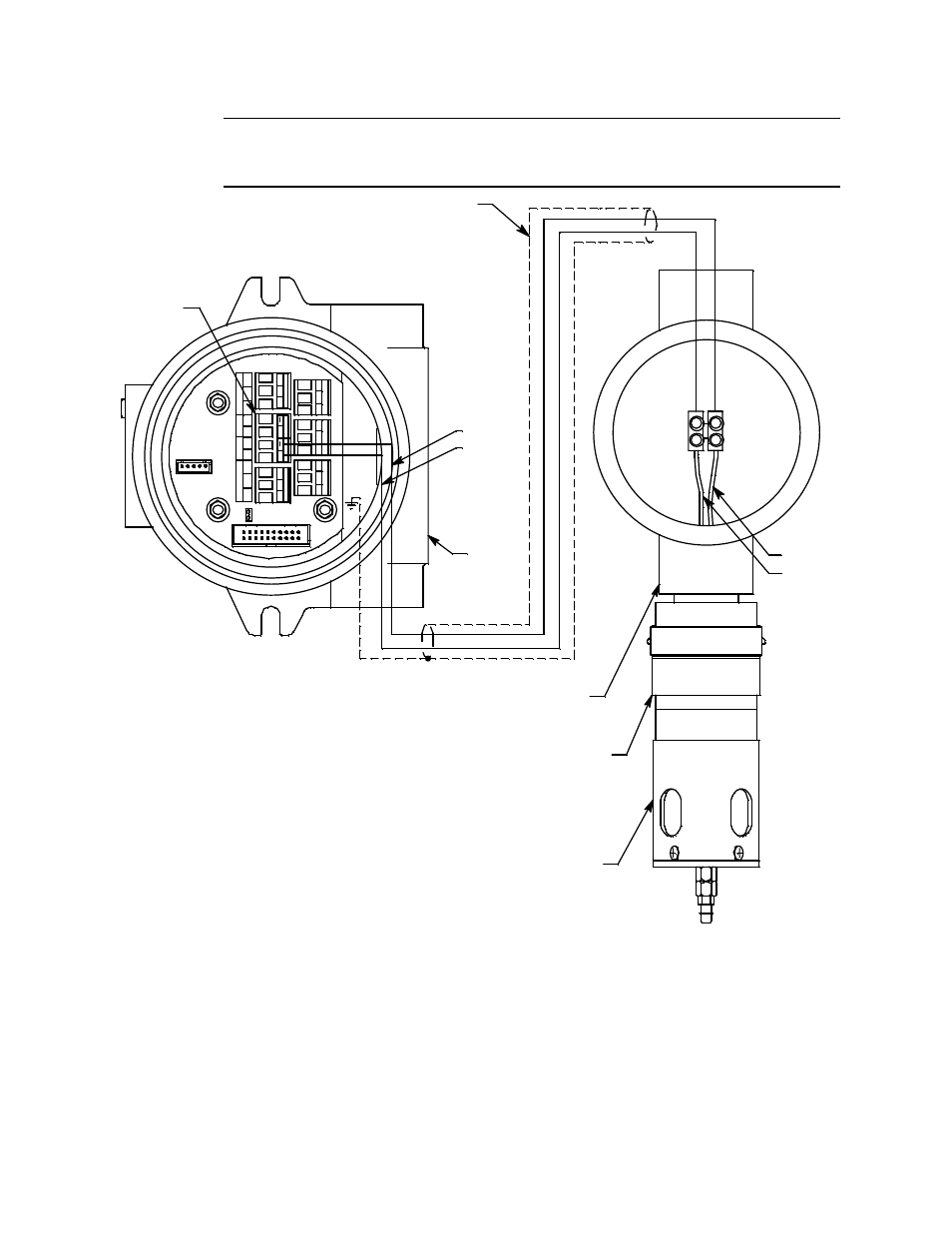 Detector terminal strip, H2s detector | RKI Instruments 65-2615RK-05-04 User Manual | Page 18 / 58