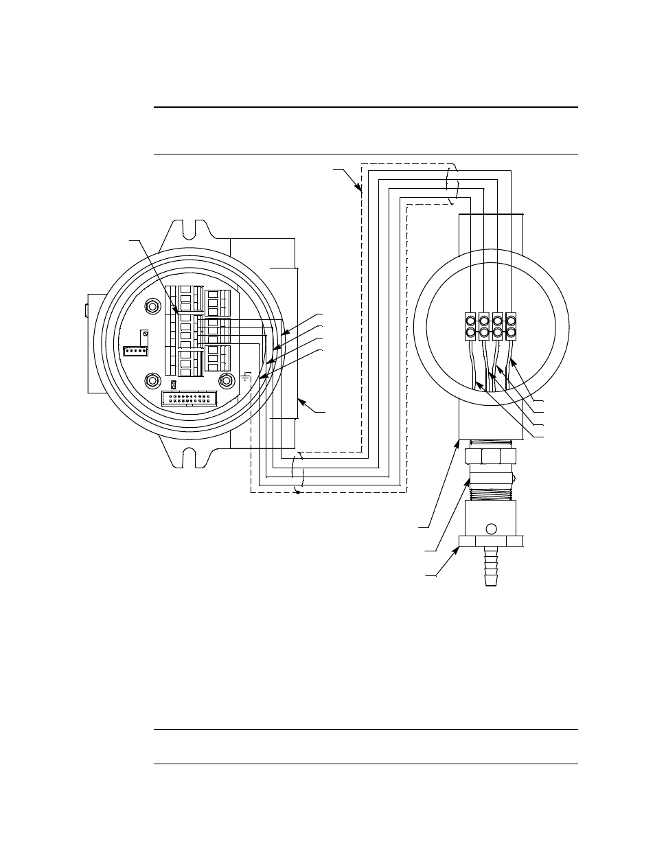 Red w hite g reen black, Ir lel detector detector j-box, Detector term inal stri p | RKI Instruments 65-2619RK-CH4-4 User Manual | Page 17 / 56