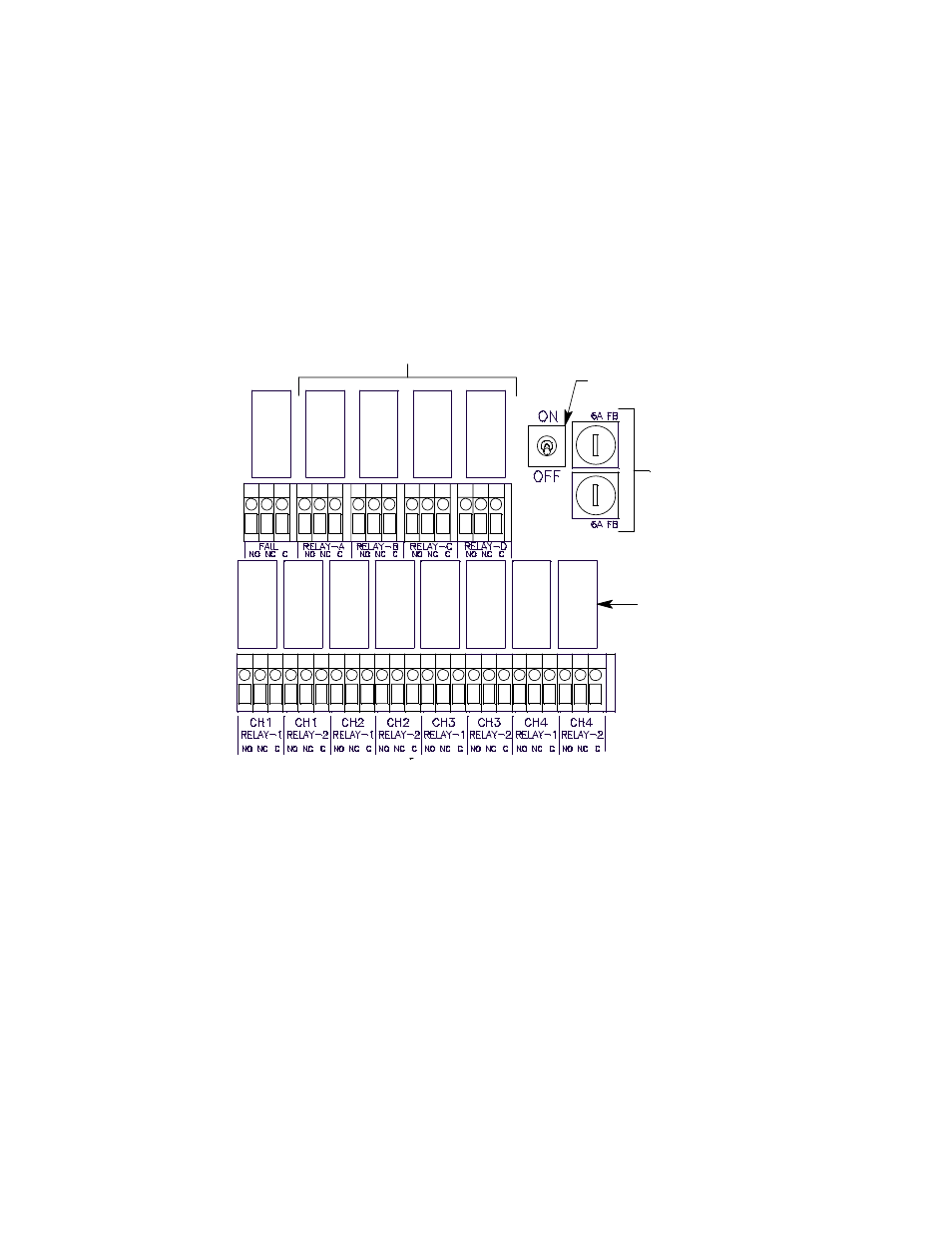Relays, Termination jumper | RKI Instruments Digester Gas Monitor User Manual | Page 20 / 96