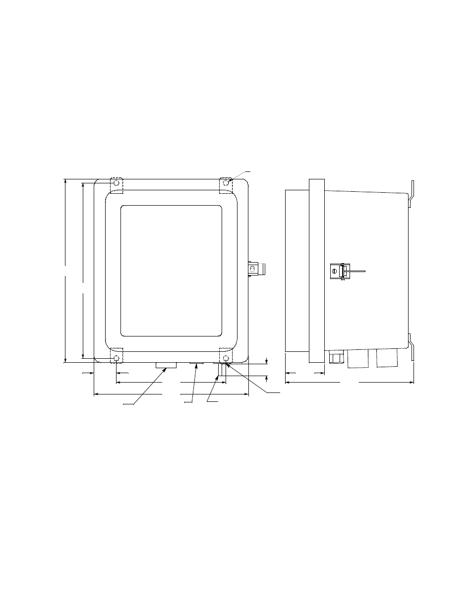 Connecting sample lines to the gd-70d4x-xx | RKI Instruments GD-70D4X-XX User Manual | Page 7 / 9