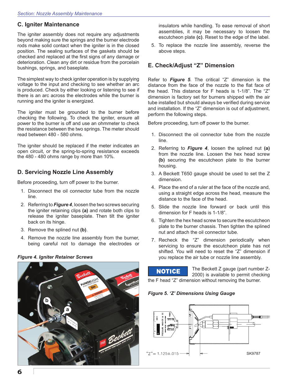 Beckett SDC 24 VDC User Manual | Page 6 / 16