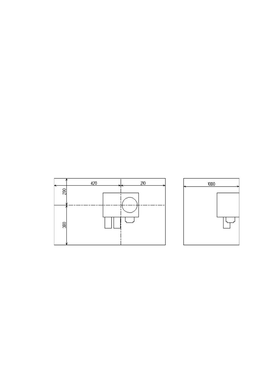 Maintenance space | RKI Instruments SD-705EC User Manual | Page 9 / 38