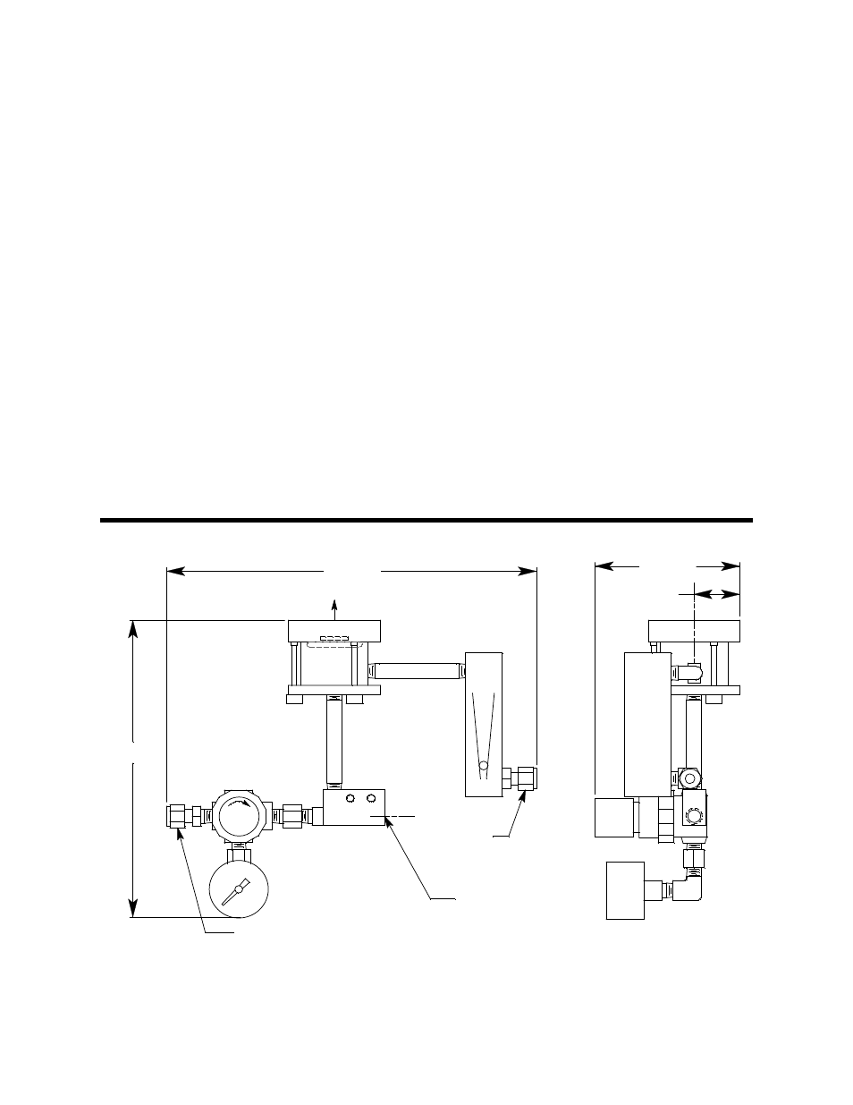 Installation, Aspirator, Detector adapter | Detector chamber, Flowmeter | RKI Instruments 30-0951RK-IR User Manual | Page 5 / 7