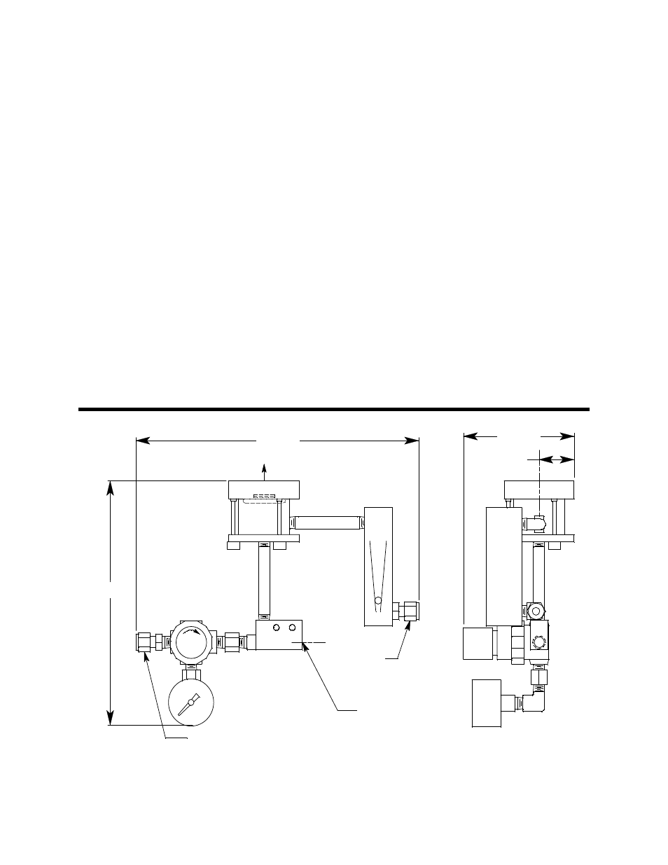 Installation, Aspirator, Detector adapter | Detector chamber, Flowmeter | RKI Instruments 30-0951RK-H2S User Manual | Page 5 / 7