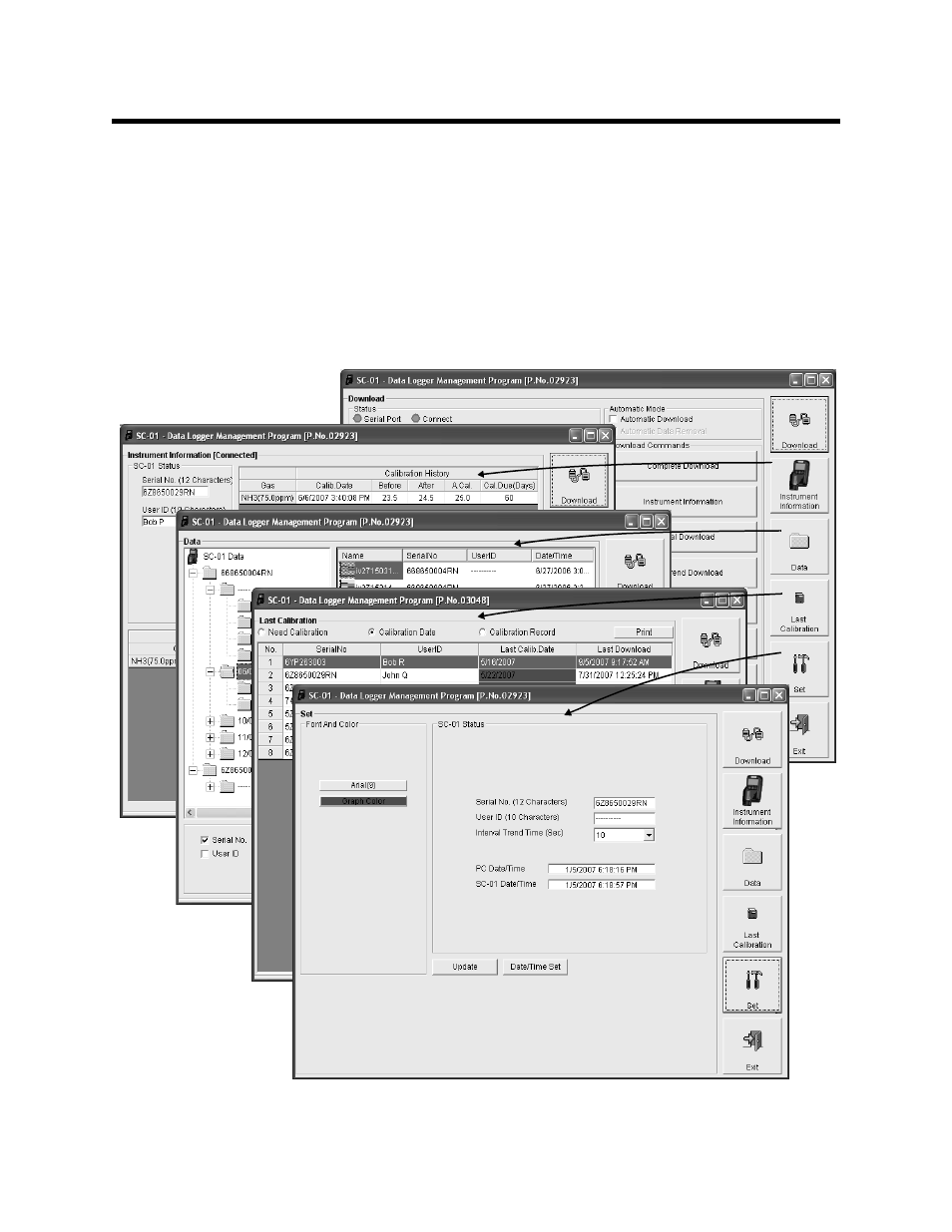 Control buttons | RKI Instruments SC-01 User Manual | Page 13 / 68