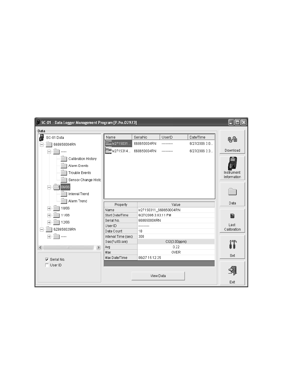 Data button | RKI Instruments SC-01 User Manual | Page 15 / 68