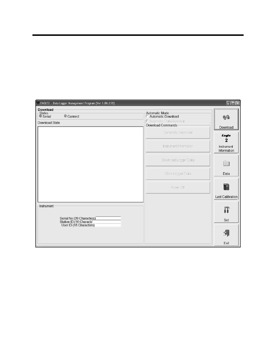 Launching the program | RKI Instruments Eagle 2 User Manual | Page 12 / 120