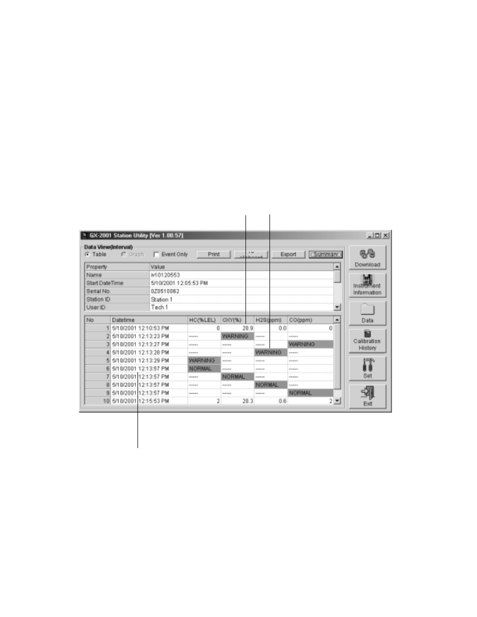 RKI Instruments GX-2001 Data Logging with Calibration Station User Manual | Page 11 / 57