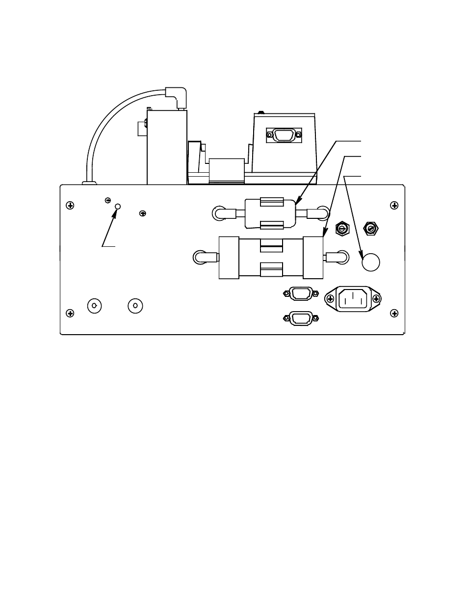 Back panel | RKI Instruments GX-2001 Data Logging with Calibration Station User Manual | Page 18 / 57