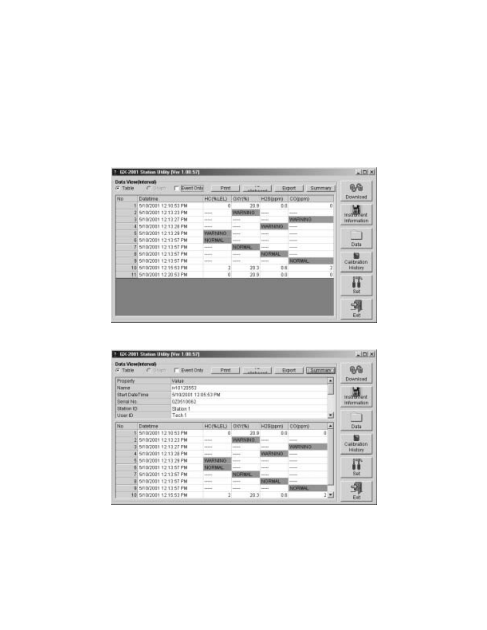 RKI Instruments GX-2001 Data Logging with Calibration Station User Manual | Page 30 / 57