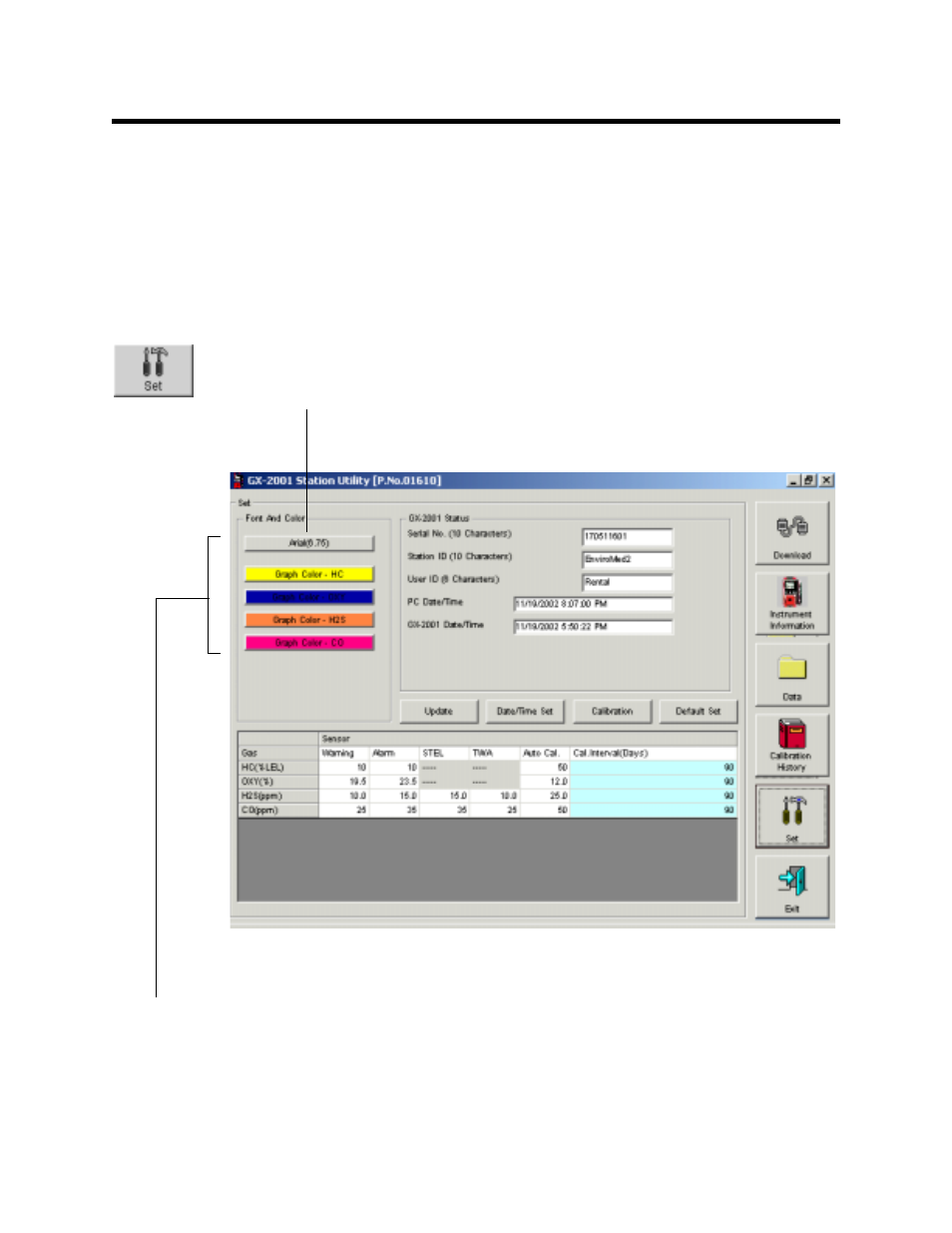 Changing the appearance of data logging reports | RKI Instruments GX-2001 Data Logging with Calibration Station User Manual | Page 41 / 57