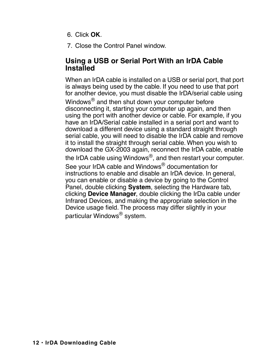 RKI Instruments GX-2003 User Manual | Page 12 / 64