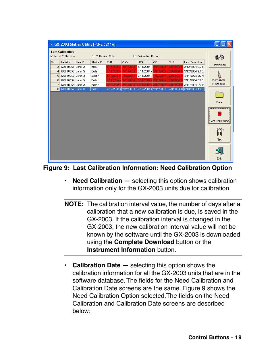 RKI Instruments GX-2003 User Manual | Page 19 / 64