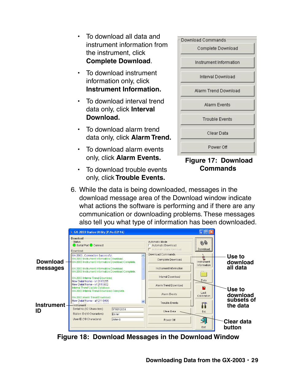 RKI Instruments GX-2003 User Manual | Page 29 / 64