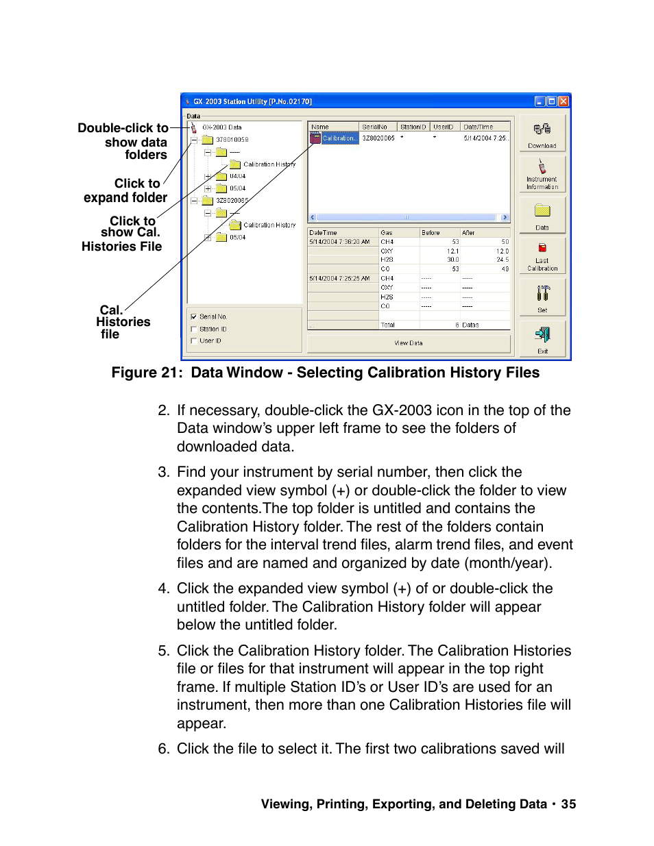 RKI Instruments GX-2003 User Manual | Page 35 / 64