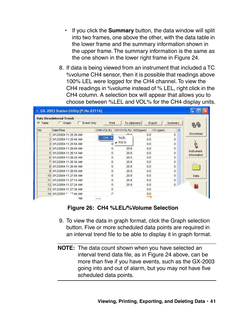 RKI Instruments GX-2003 User Manual | Page 41 / 64