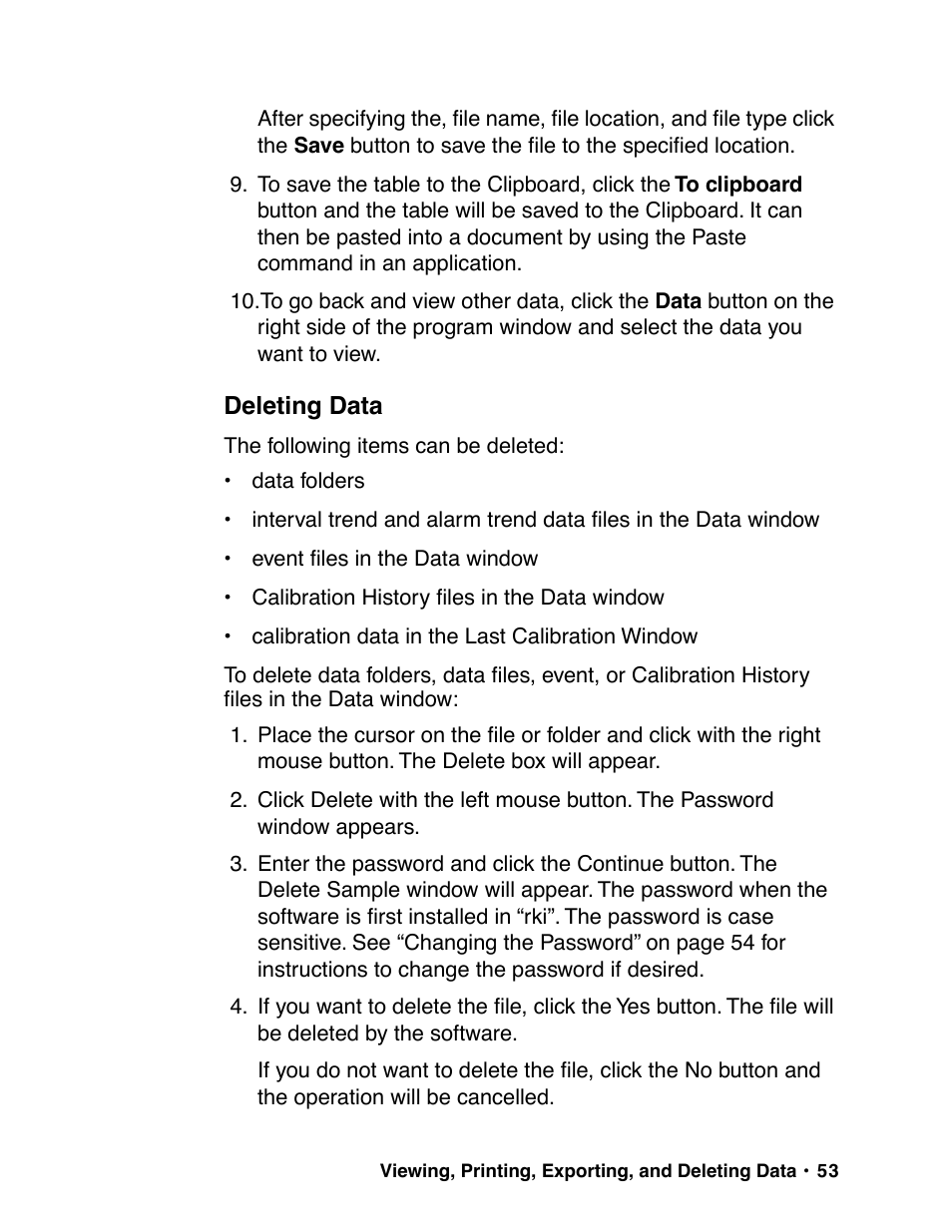 RKI Instruments GX-2003 User Manual | Page 53 / 64