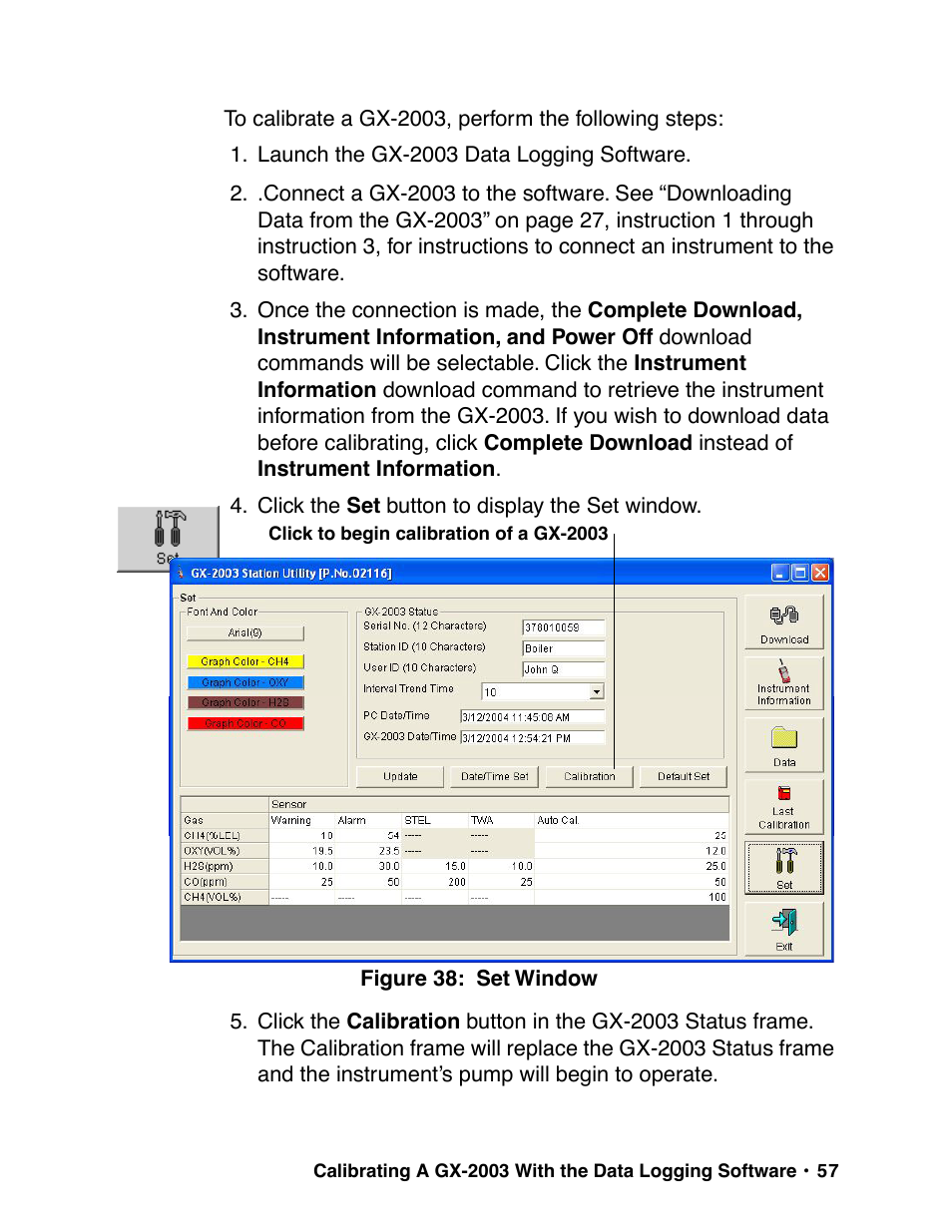 RKI Instruments GX-2003 User Manual | Page 57 / 64