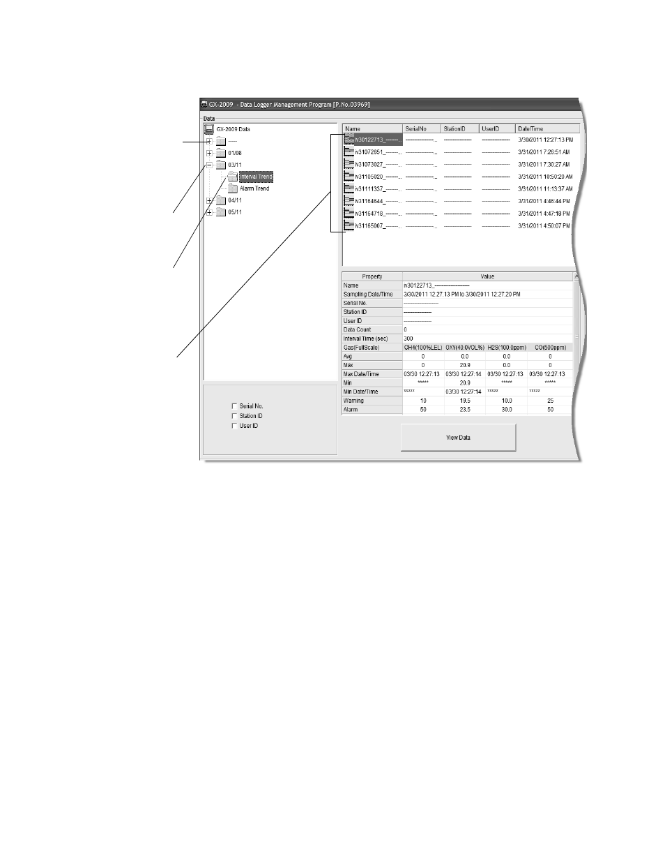 RKI Instruments GX-2009 Data Logger Management Program User Manual | Page 30 / 81