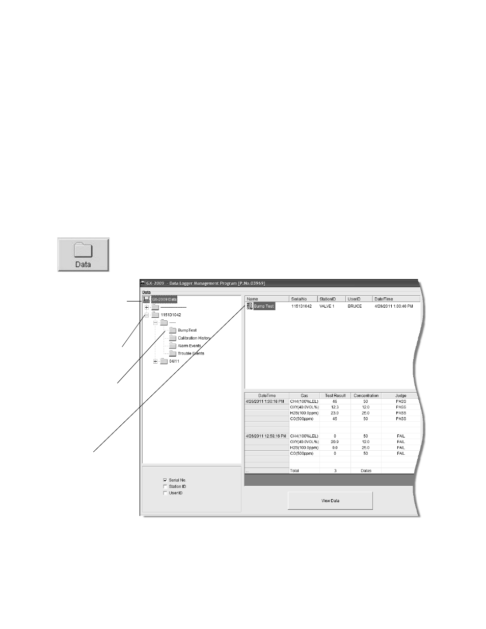 RKI Instruments GX-2009 Data Logger Management Program User Manual | Page 32 / 81