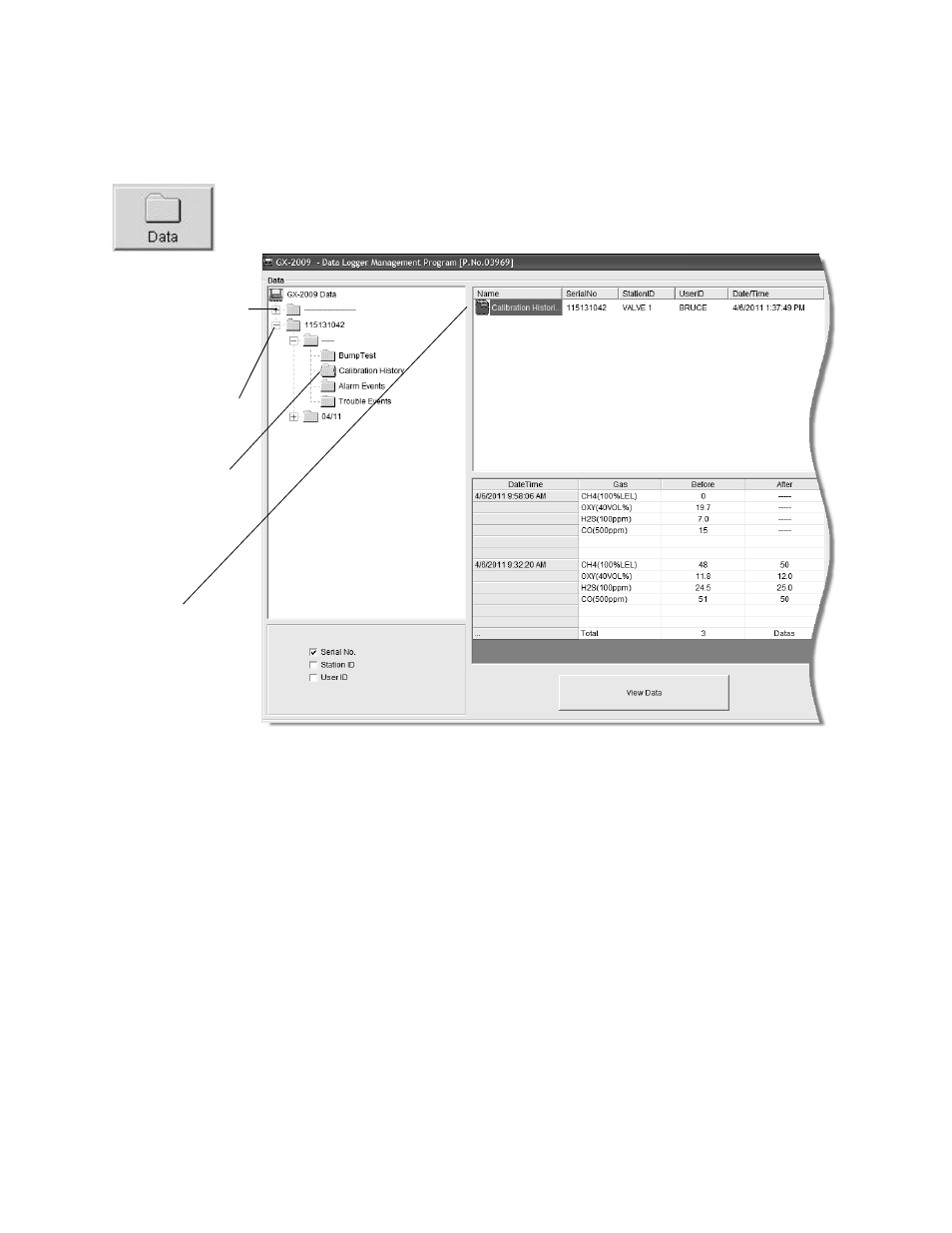 RKI Instruments GX-2009 Data Logger Management Program User Manual | Page 37 / 81