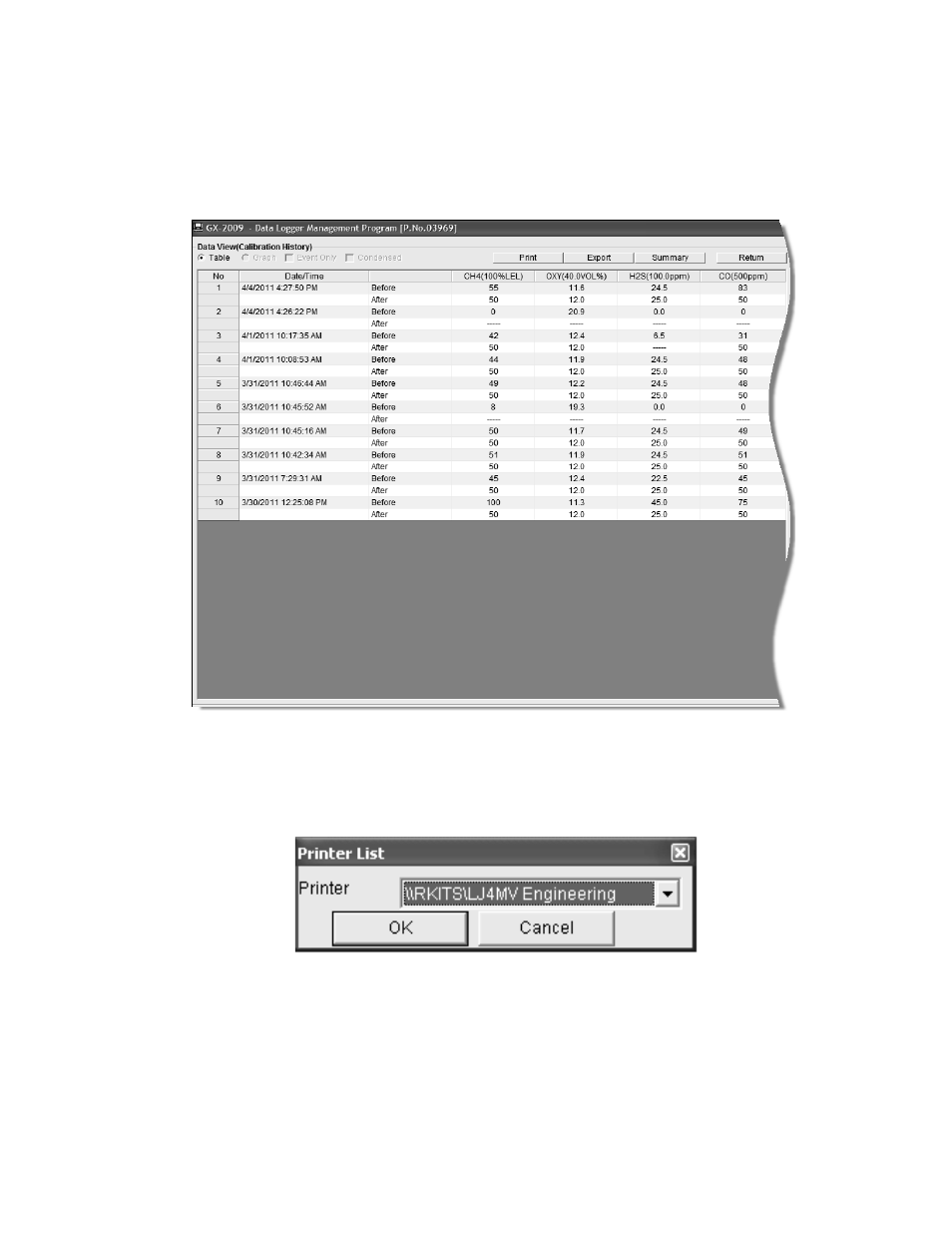 RKI Instruments GX-2009 Data Logger Management Program User Manual | Page 39 / 81